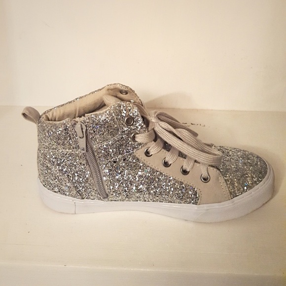 GAP Other - Girls Gap Kids Silver Glitter Shoes